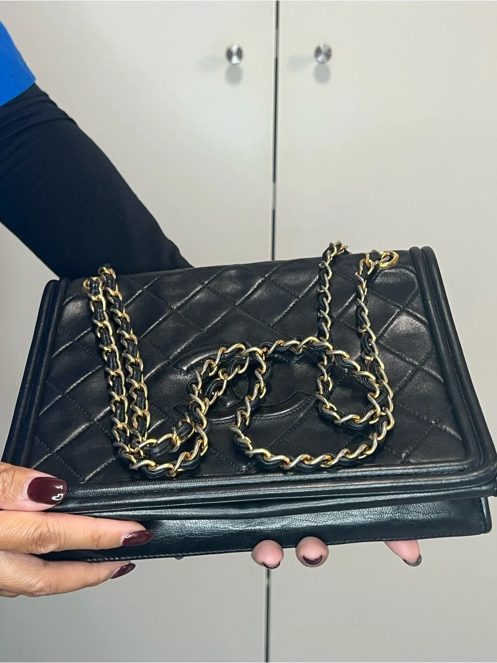 CHANEL vintage lambskin